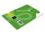 Liderpapel Recambio Cuarto 100 Hojas 60gr Cuadro 8mm con Margen 6 Taladros