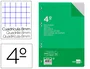 Liderpapel Recambio Cuarto 100 Hojas 60gr Cuadro 8mm con Margen 6 Taladros