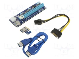 GEMBIRD Riser Azul RC-PCIEX-03