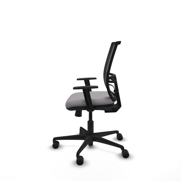 PIQUERAS Y CRESPO Silla de oficina Yunquera Gris y Negro