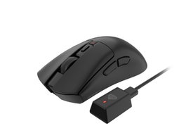 Genesis Zircon 880 Pro Wireless Czarna – Ratón Inalámbrico Óptico 30000 DPI Pixart PAW3950