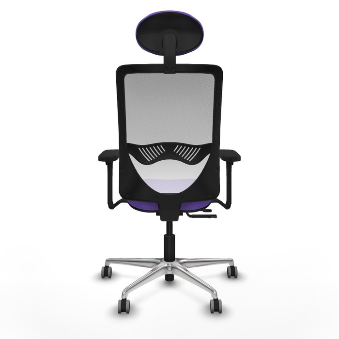 PIQUERAS Y CRESPO Silla de oficina Zulema Lila y Blanco con Mecanismo Sincro/Traslack PIQUERAS Y CRESPO Silla de oficina Zulema Lila y Blanco con Mecanismo Sincro/Traslack