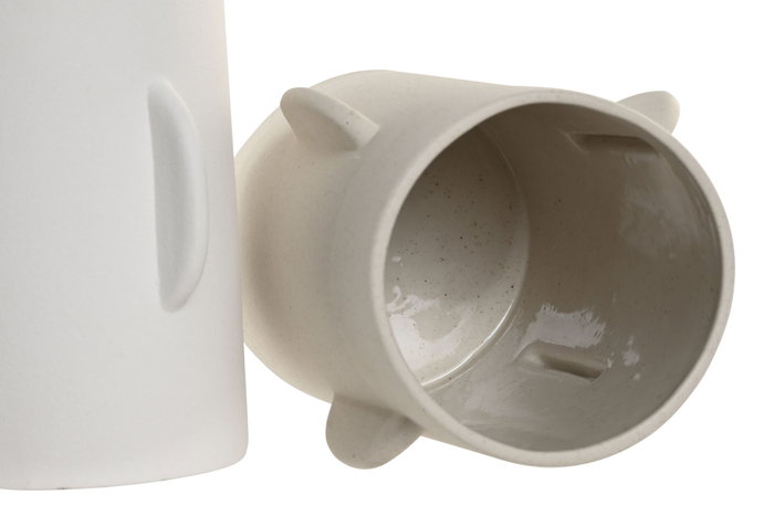 DKD Home Decor Jarrón de Porcelana Surtido Blanco y Crema DKD Home Decor Jarrón de Porcelana Surtido Blanco y Crema