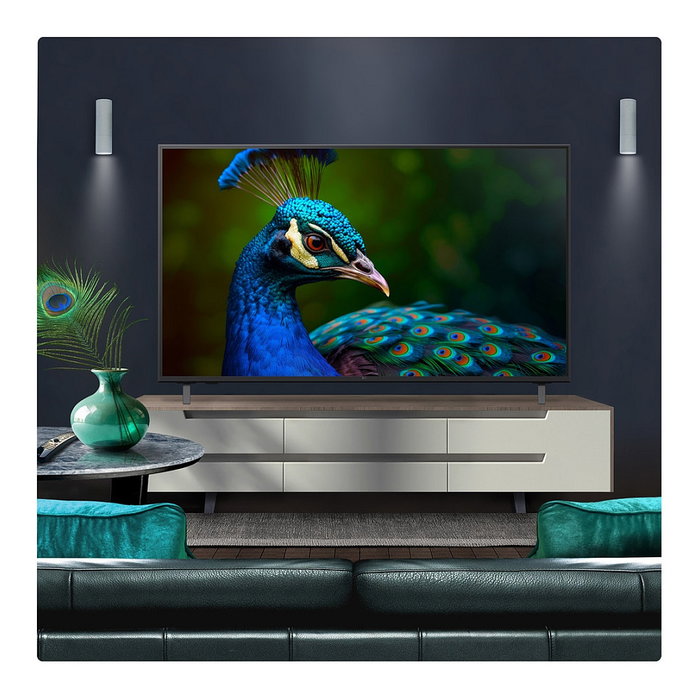 LG 65UA75006LA Televisor 65" 4K UHD Smart TV LED con webOS, Wi-Fi, Bluetooth, HDR10, Game Optimizer y Control Remoto, Color Negro
