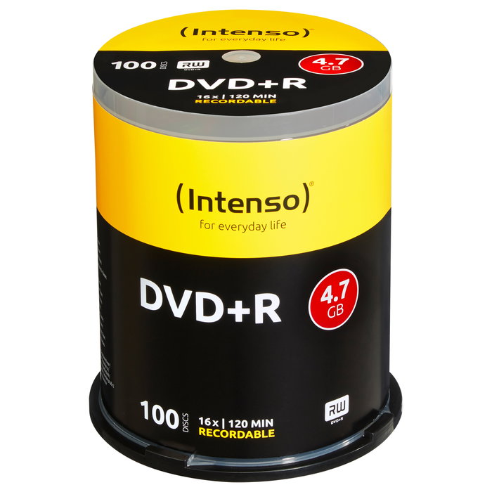 Intenso DVD+R 4,7 GB 16x (100 unidades) Intenso DVD+R 4,7 GB 16x (100 unidades)