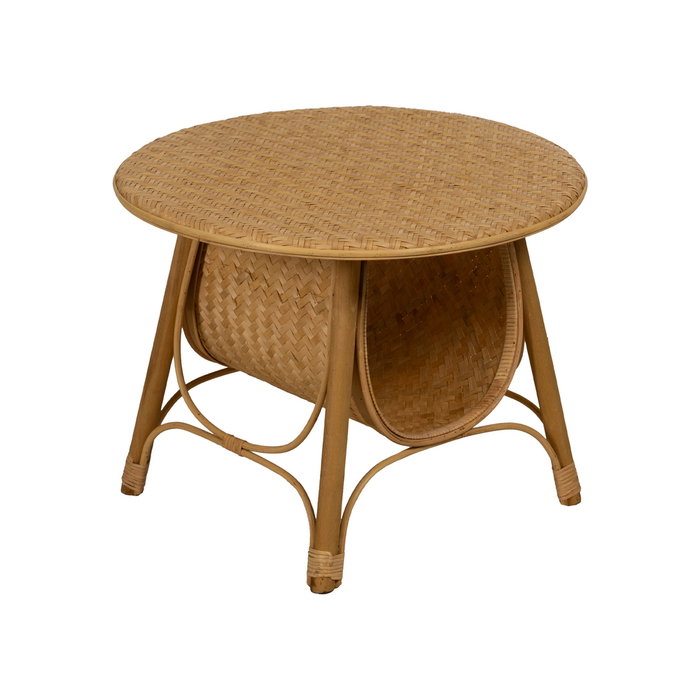 Mesa Centro Natural Bambú Salón 61 X 61 X 46 cm