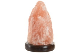 DKD Home Decor Lámpara Sobremesa Estilo Árabe Sal del Himalaya Rosa 8 x 12 x 8 cm