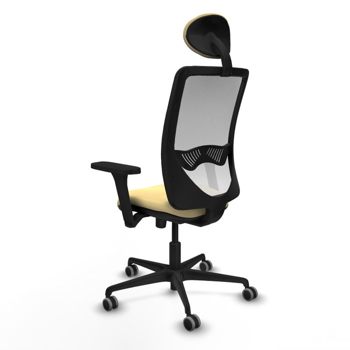 PIQUERAS Y CRESPO Silla de oficina Zulema con Mecanismo Sincro, Crema y Blanco PIQUERAS Y CRESPO Silla de oficina Zulema con Mecanismo Sincro, Crema y Blanco