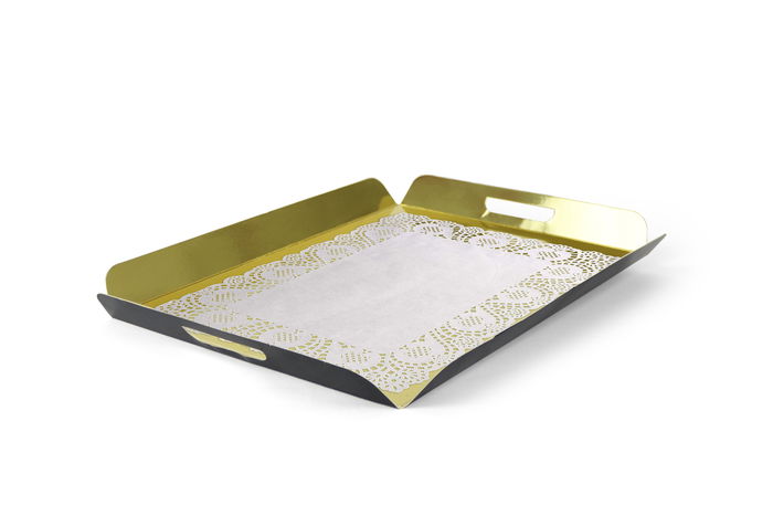 Algon Bandeja Plegable de Cartón 37.1 cm x 46.7 cm (36 Unidades)