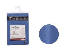 Giftdecor Bajera 90 cm Azul - Sábana Bajera Ajustable 90x200cm, Suave, Antiencogible, No Pierde Color (Set de 12)