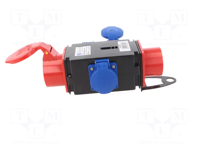 PAWBOL Divisor de Alimentación AC Trifásica 16A 400VAC 3P+N+PE PAWBOL Divisor de Alimentación AC Trifásica 16A 400VAC 3P+N+PE