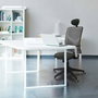 PIQUERAS Y CRESPO Silla de oficina Motilla con mecanismo Sincro/Traslack Marrón y Negro