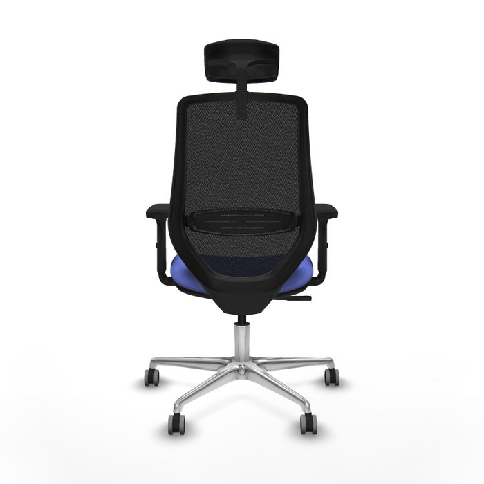 PIQUERAS Y CRESPO Silla de oficina Mardos con mecanismo Sincro, Azul claro y Negro