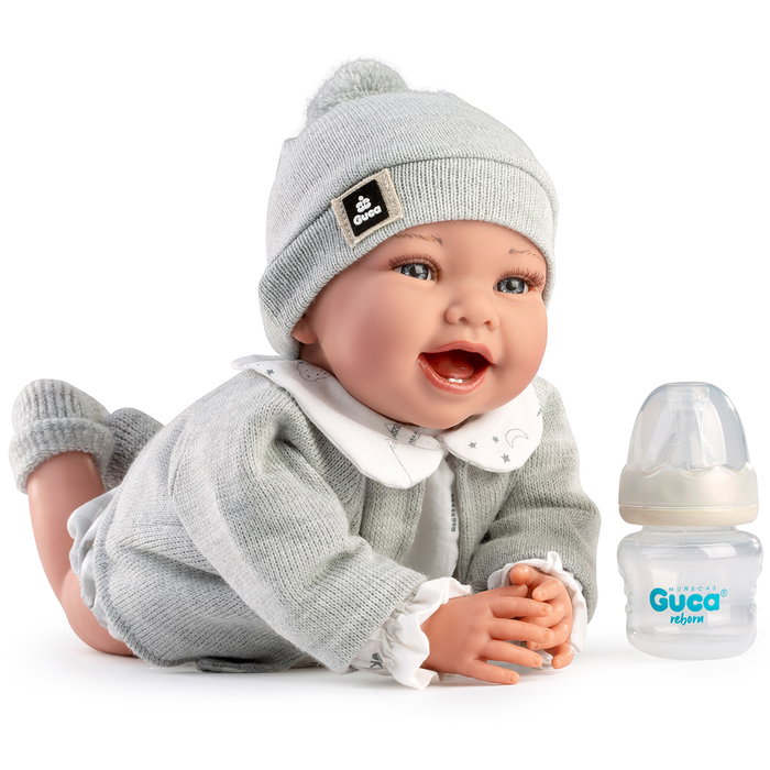 Muñecas Guca Muñeca Zuri con Peso 42 cm 7.88 kg - Idioma Español - +3 años