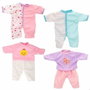 Color Baby Set de Ropa para Muñeco con 4 Trajes (42 cm)