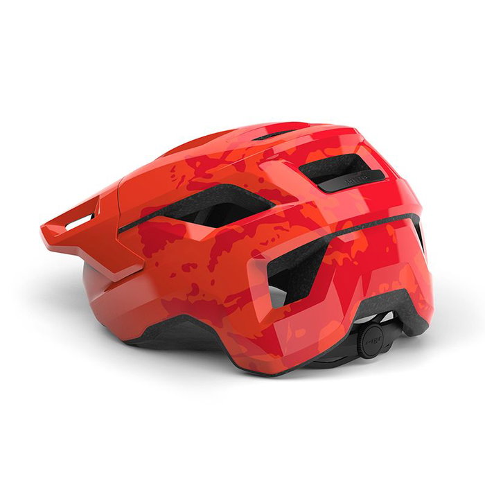 Met Shelter Casco MTB Trail y Cross-Country Ligero Ventilado Visor Integrado Talla 52-56