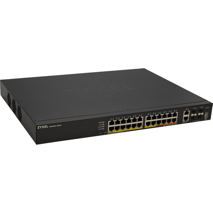 Zyxel XGS2220-30HP-EU0101F Switch Gestionado L3 con 26 Puertos PoE y 10G Zyxel XGS2220-30HP-EU0101F Switch Gestionado L3 con 26 Puertos PoE y 10G