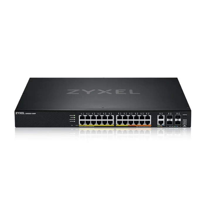 Zyxel XGS2220-30HP-EU0101F Switch Gestionado L3 con 26 Puertos PoE y 10G Zyxel XGS2220-30HP-EU0101F Switch Gestionado L3 con 26 Puertos PoE y 10G