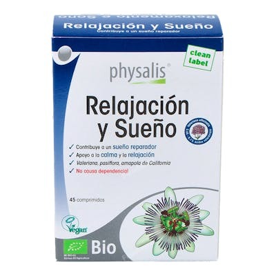 PHYSALIS Relajacion Y Sueño 45 Comprimidos Bio PHYSALIS Relajacion Y Sueño 45 Comprimidos Bio