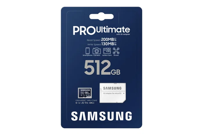 Samsung PRO Ultimate microSDXC 512 GB con Adaptador