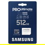 Samsung 512GB PRO Ultimate microSDXC UHS-I Tarjeta de Memoria con Adaptador
