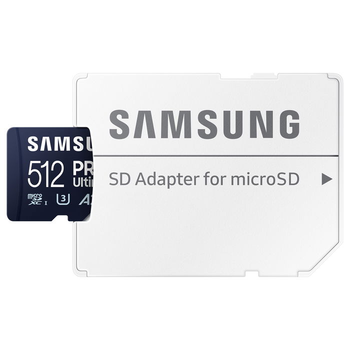 Samsung 512GB PRO Ultimate microSDXC UHS-I Tarjeta de Memoria con Adaptador