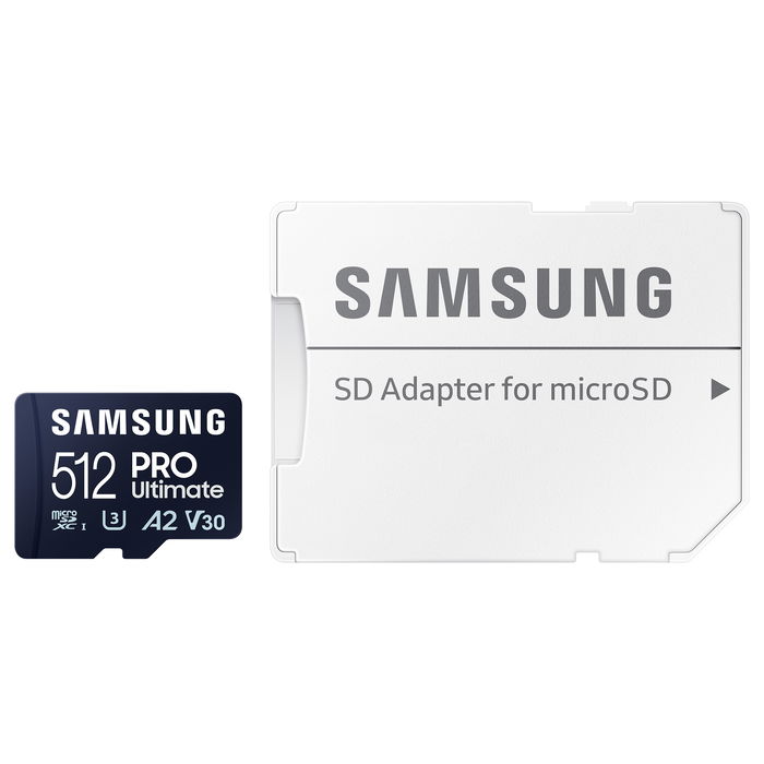 Samsung 512GB PRO Ultimate microSDXC UHS-I Tarjeta de Memoria con Adaptador