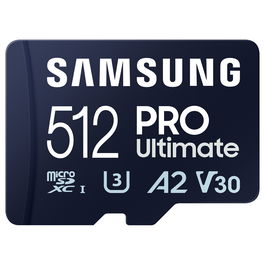Samsung PRO Ultimate 512GB MicroSDXC UHS-I Adaptador Incluido Velocidad 200 MB/s