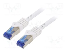 LogiLink Cable Ethernet Patch Cord Cat.6A S/FTP 3m Blanco C6A061S