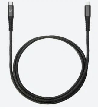 Mobilis Cable Lightning a USB C 1 m Negro Mobilis Cable Lightning a USB C 1 m Negro