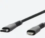 Mobilis 001343 Cable USB-C a Lightning 1 m Negro - No Certificado MFI para iPhone, iPad - Conector Macho Derecho