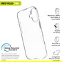 Muvit Funda para Apple iPhone 16 Fabricada con Materiales 100% Reciclados y Reciclables