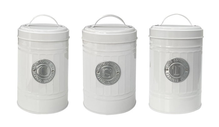 Quttin Bote Cocina Redondo Metal 3-Surt 10x16-18 cm (18 Unidades)