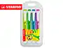 Stabilo Rotulador Fluorescente Swing Cool Estuche 4 Unidades Colores Surtidos Trazo 2-5 mm