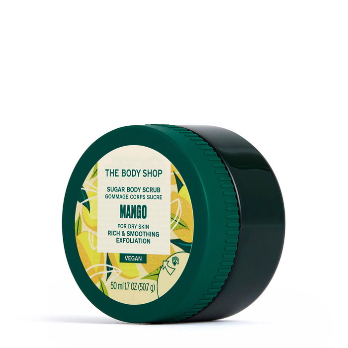 The Body Shop - Exfoliante Corporal de Azúcar con Aroma a Mango para Suavizar la Piel - 50 ml