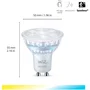 WIZ Foco LED Inteligente GU10 50W Luz Blanca y de Color WiFi Control por App, Ref: WIZ8720169076747