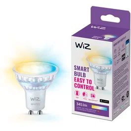 WIZ Foco LED Inteligente GU10 50W Luz Blanca y de Color WiFi Control por App, Ref: WIZ8720169076747