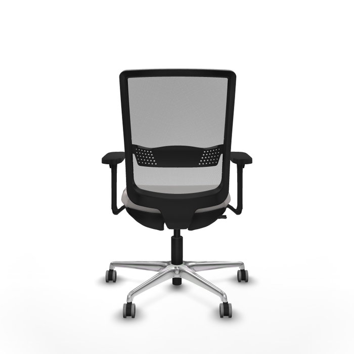 PIQUERAS Y CRESPO Silla de oficina Haches con mecanismo Sincro/Traslack, Blanco y Gris PIQUERAS Y CRESPO Silla de oficina Haches con mecanismo Sincro/Traslack, Blanco y Gris