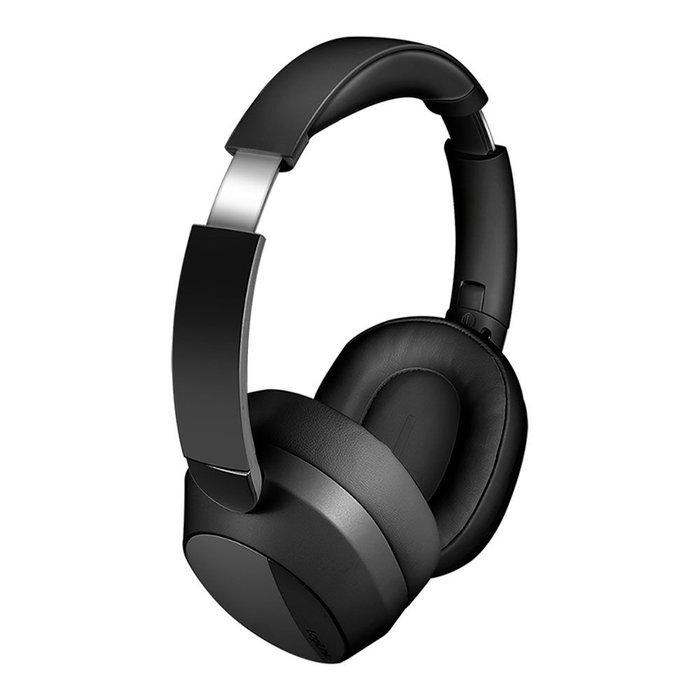 Logilink Auriculares Plegables Negros Bluetooth 6.0 con Cancelación Activa de Ruido y Micrófono, Portátiles