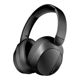 Logilink Auriculares Plegables Negros Bluetooth 6.0 con Cancelación Activa de Ruido y Micrófono, Portátiles