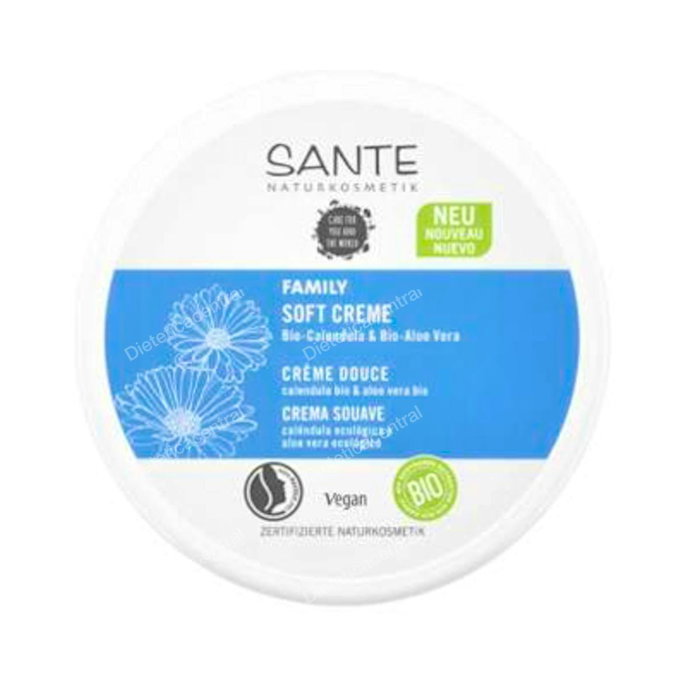 SANTE NATURKOSMETIK Crema Cara y Cuerpo Calendula Bio y Aloe Vera Bio 150 ml, Ultra Nutritiva, Vegana, Certificado NaTrue SANTE NATURKOSMETIK Crema Cara y Cuerpo Calendula Bio y Aloe Vera Bio 150 ml, Ultra Nutritiva, Vegana, Certificado NaTrue