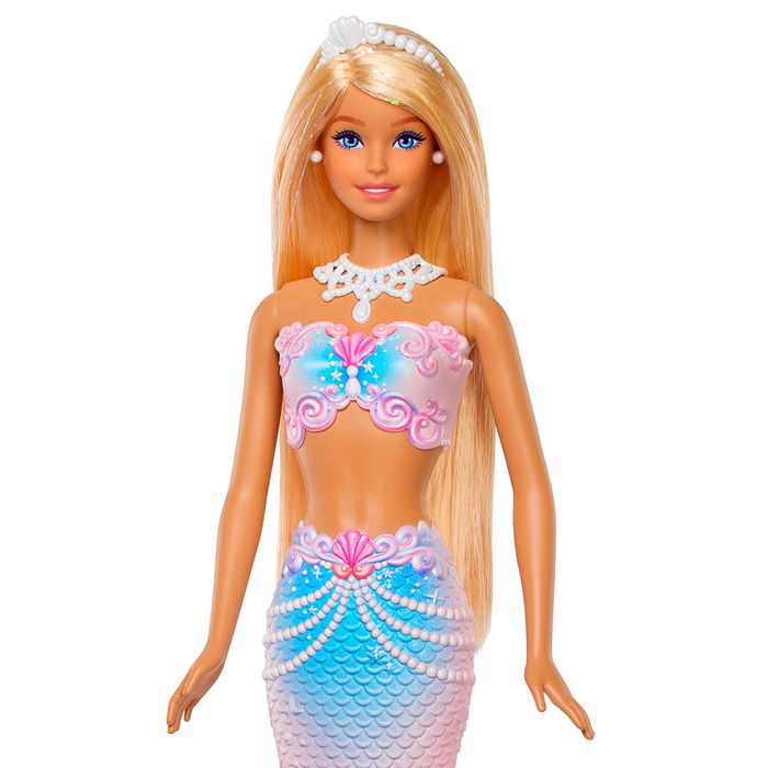 Barbie Muñeca Fantasía Sirena Pompas Jabón JLW56 Mattel Sirena Mágica para Hacer Burbujas +3 Años