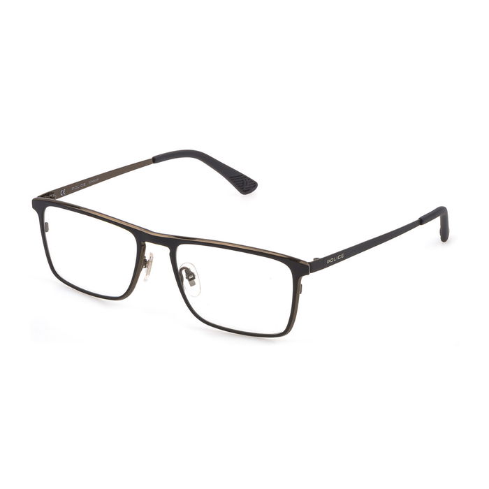 Montura de Gafas Hombre Police VPLB59-5408HT Verde ø 54 mm Montura de Gafas Hombre Police VPLB59-5408HT Verde ø 54 mm