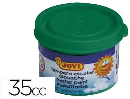 Jovi Témpera Escolar Estuche 5 Botes Verde de 35ml