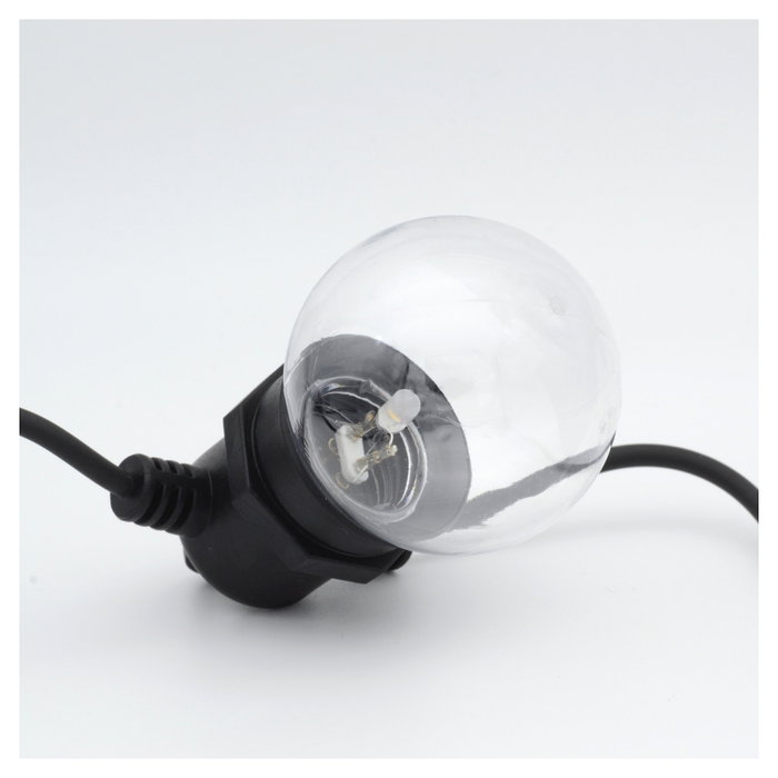 Realpower Guirnalda de Luces LED LT-490 de 4,9 m Blanco Cálido