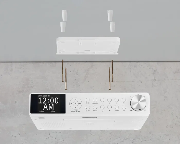 Medion Radio de Cocina MED4061275218107 DAB+ 2x3W RMS Blanco
