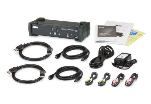 ATEN CS1922ATC Switch KVM de 2 puertos USB 3.0 DisplayPort 4K