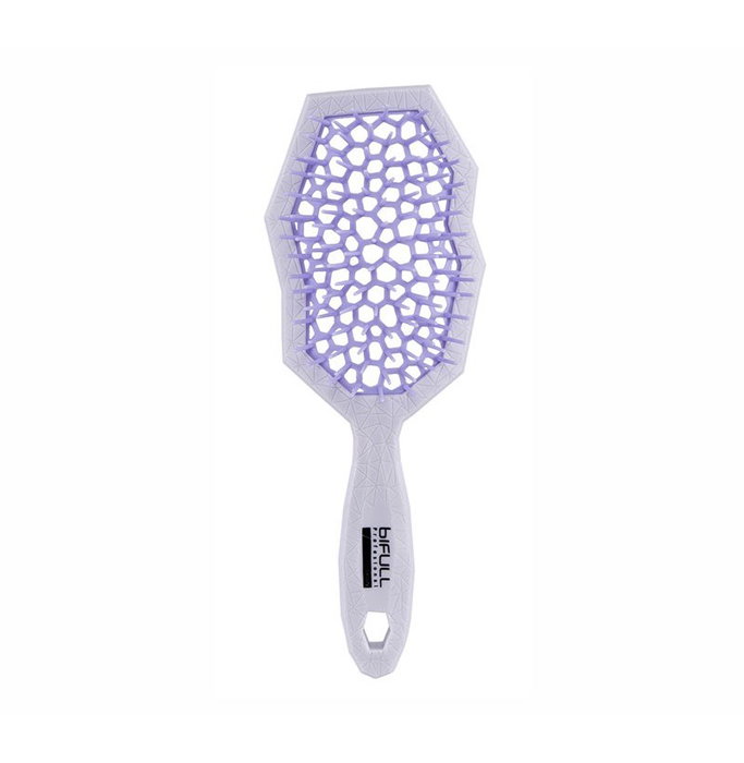 Bifull Glacier Cepillo de Cabello con Ventilación y Doble Curva Lila Bifull Glacier Cepillo de Cabello con Ventilación y Doble Curva Lila