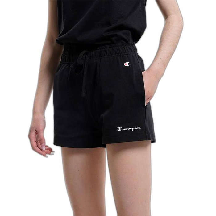 Pantalones Cortos Deportivos para Mujer Champion Negro L