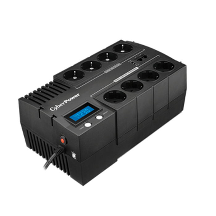 CyberPower BR1000ELCD Serie BRICs LCD 1000VA 600W Negro CyberPower BR1000ELCD Serie BRICs LCD 1000VA 600W Negro